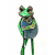 Żaba z Grabiami figurka metalowa stojąca 46m